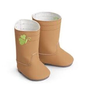 American Girl Company True Spirit Outfit Boots Doll Shoes Embroidered Butterfly